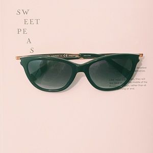 NEW! Ralph Lauren Black and Gold Sunglasses